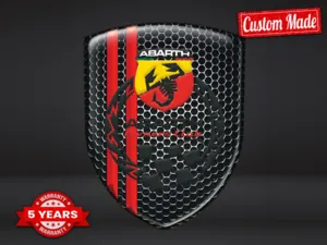 Fiat Abarth Fensteraufkleber Pro Max Stilvoll Robust Fahrzeug